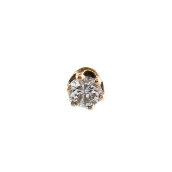 Diamonds 14k real solid gold Earrings
